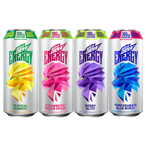 Mtn Dew Energy 16oz buy 4 get 200 bonus points