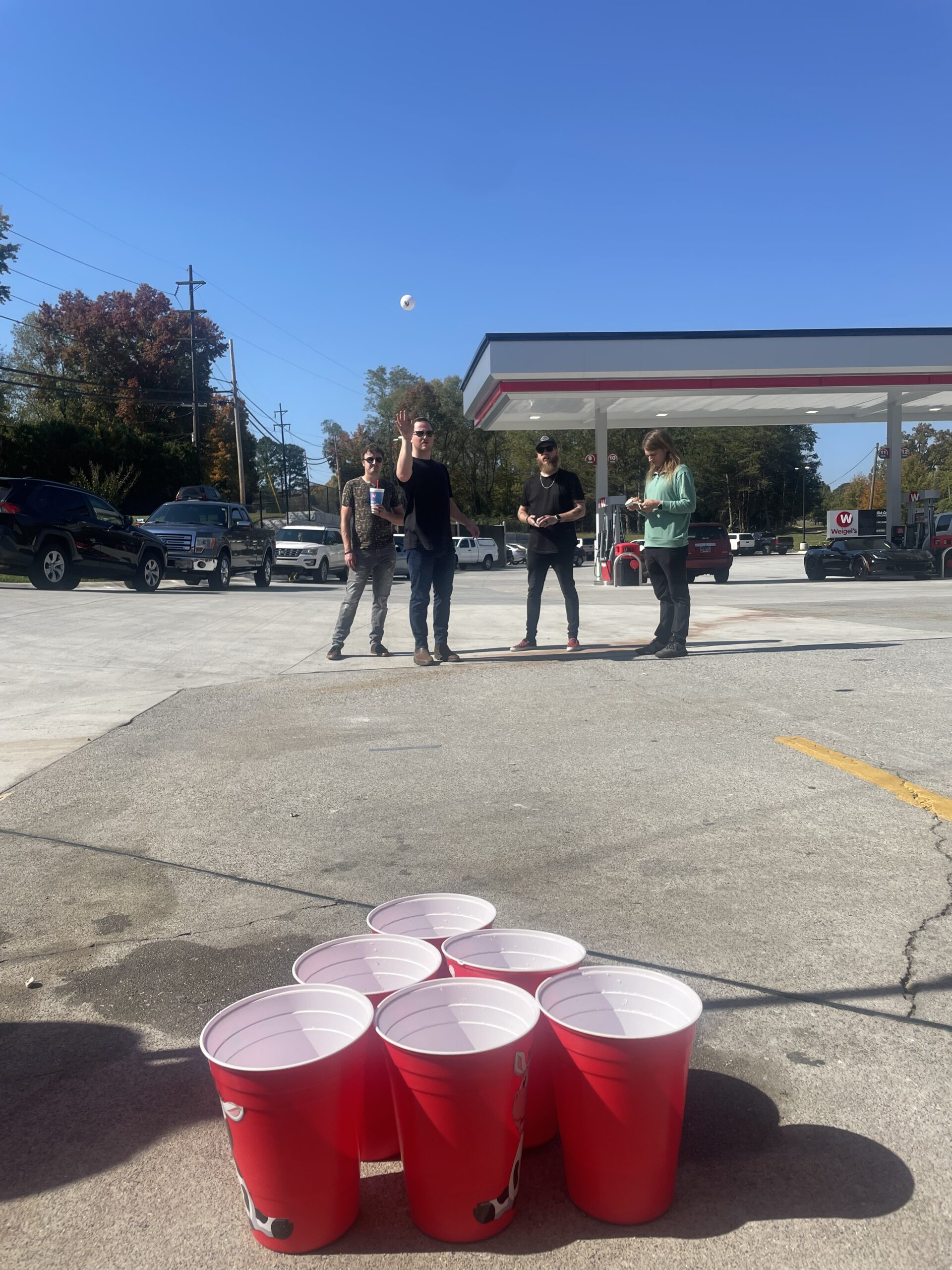 Weigel's #49 Grand Reopening cup pong